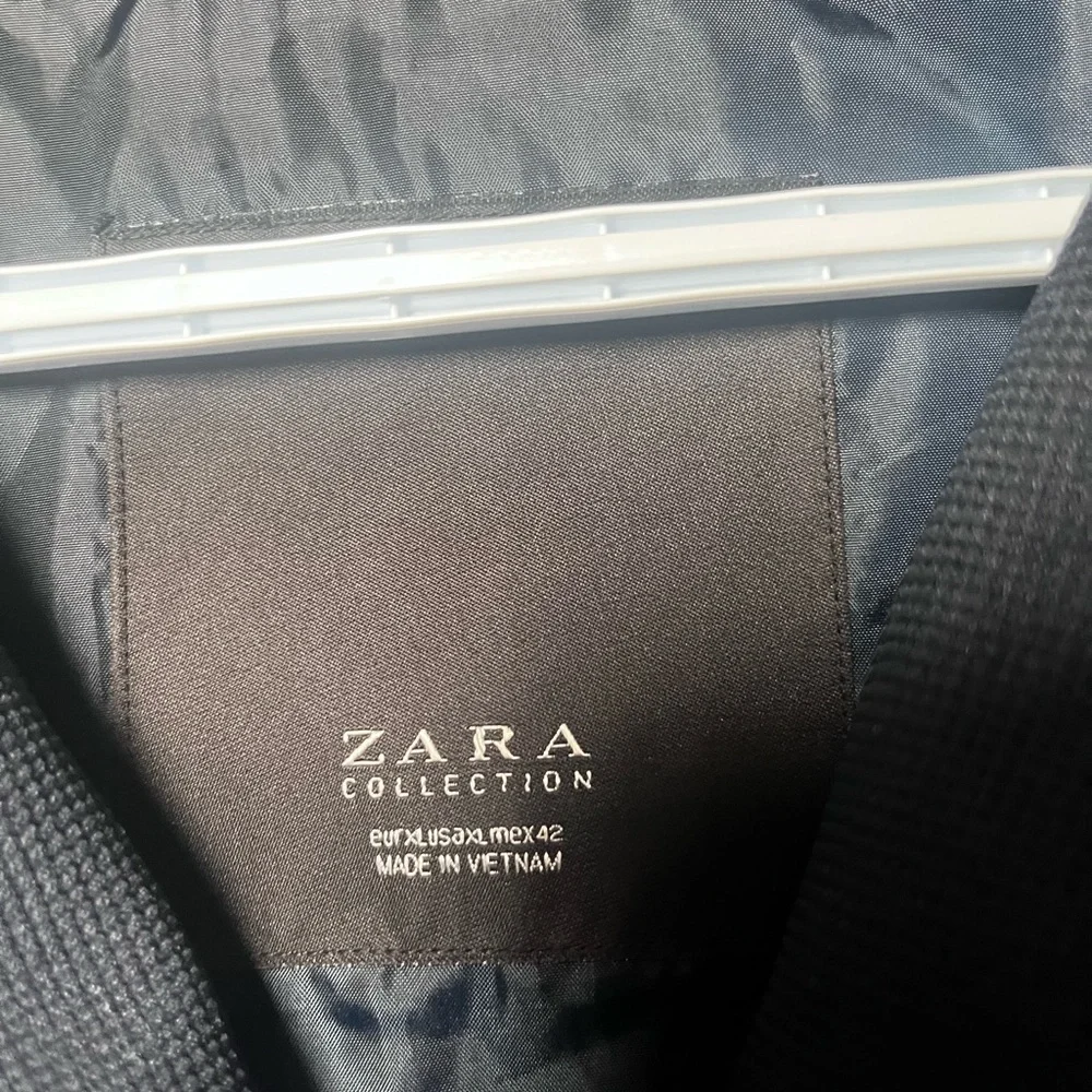 Zara Collection Mens Full Zip Jacket Blue 100%Polyester 
 Long Sleeve Casual XL - Picture 5 of 7